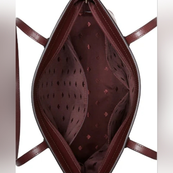 🩷🤍♠️Kate Spade ♠️🤍🩷 Jana Smooth Leather Large Tote NWT - Picture 4 of 9